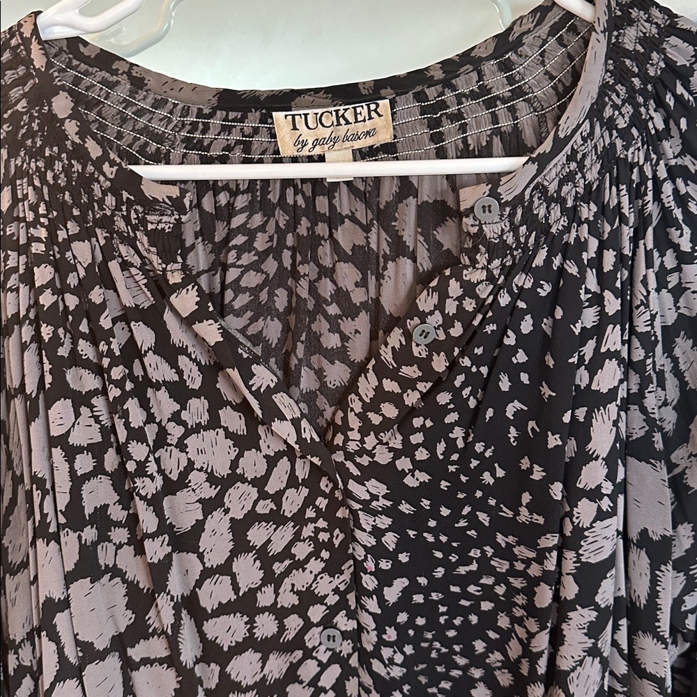 Tucker by Gaby Basora Patterned Blouse